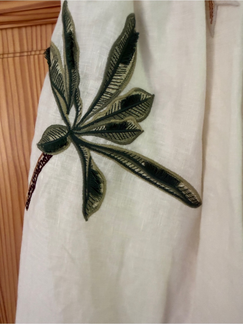 Agua by Agua Bendita White Embroidered Floral Skirt and Top set medium, NWT - Picture 5 of 11